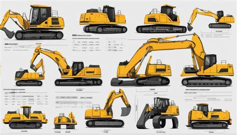 small excavator size|excavator size chart brand comparison.